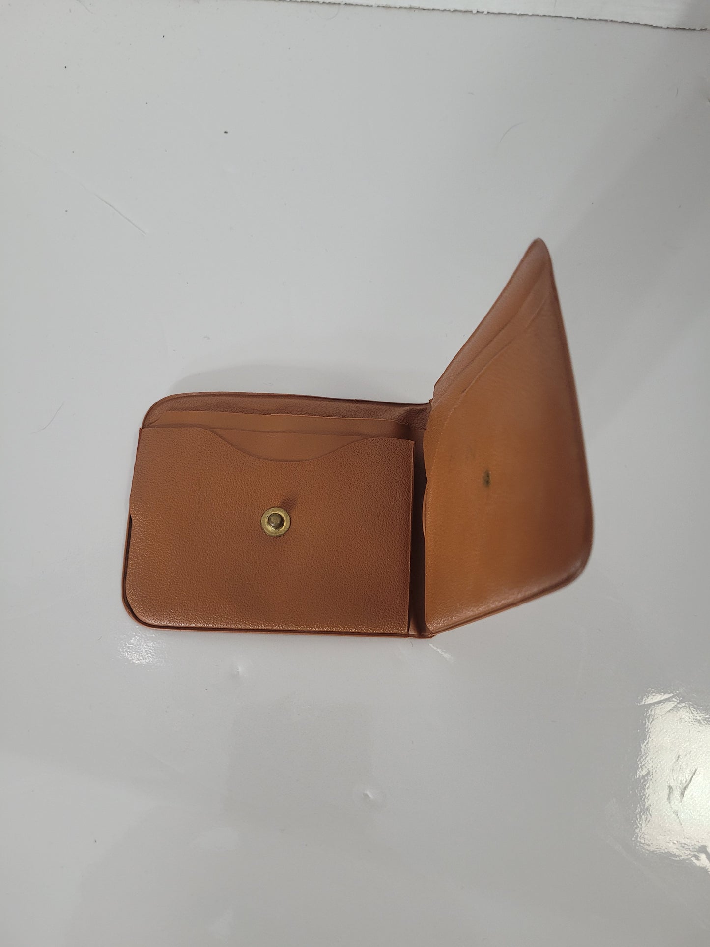 Vintage 1950s Davy Crockett Plastic Bifold Wallet – 3.5 × 3 Inches