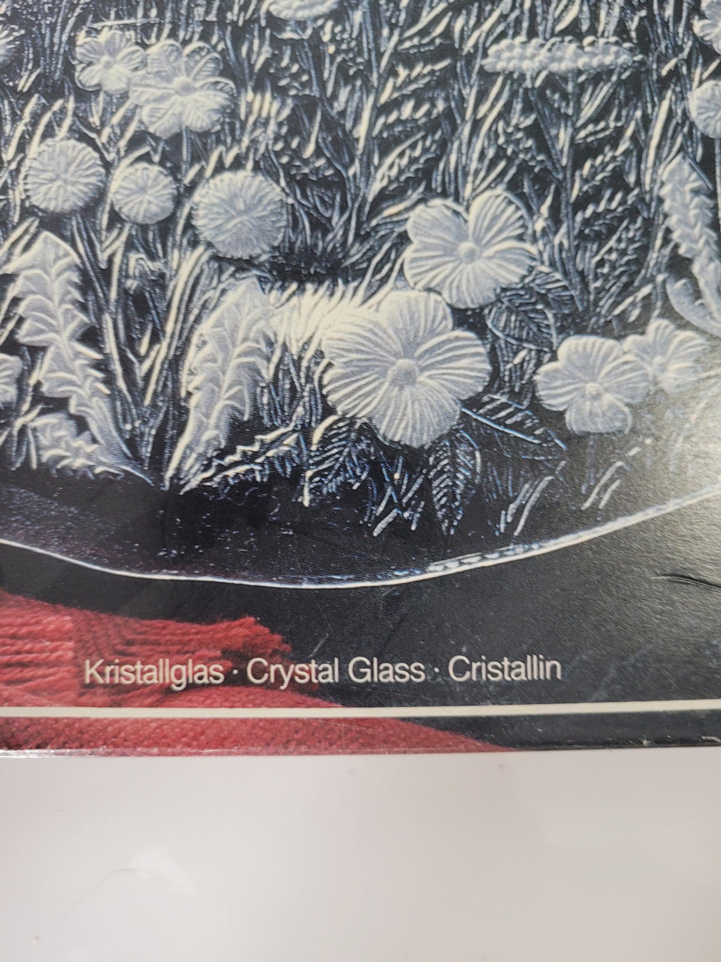 Walther Glas "Sommerland" Crystal Glass Serving Platter with Original Box – Made in Germany – Never Used