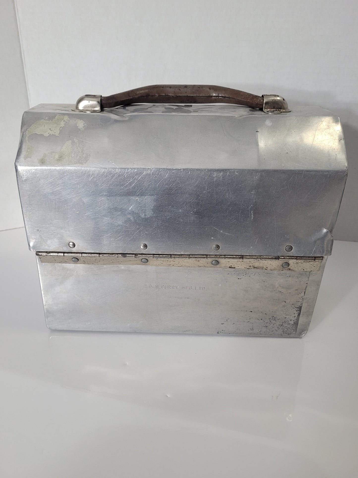 Vintage Canadian Aladdin Aluminum Workman’s Lunch Box