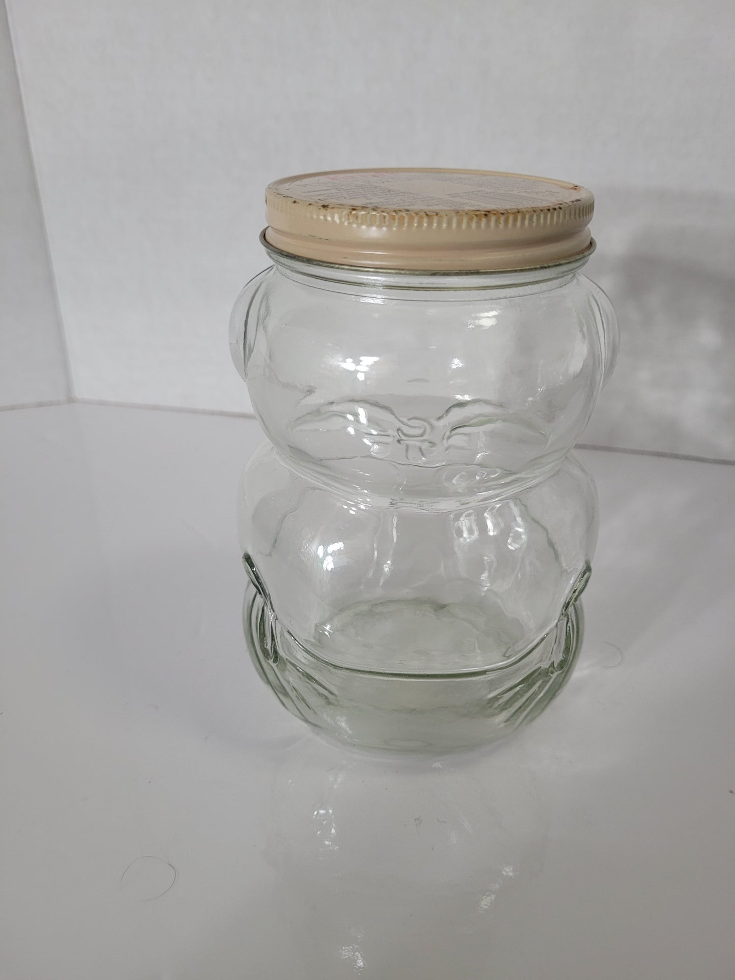 Vintage 1988 Kraft Baby Bear Glass Honey Jar – 750 g