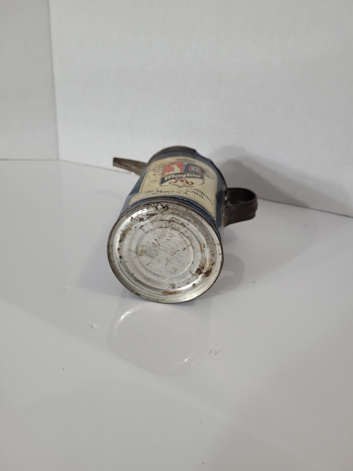 Vintage Maytag Fuel Mixing Can with Pour Spout – Multi-Motor Washer Advertising