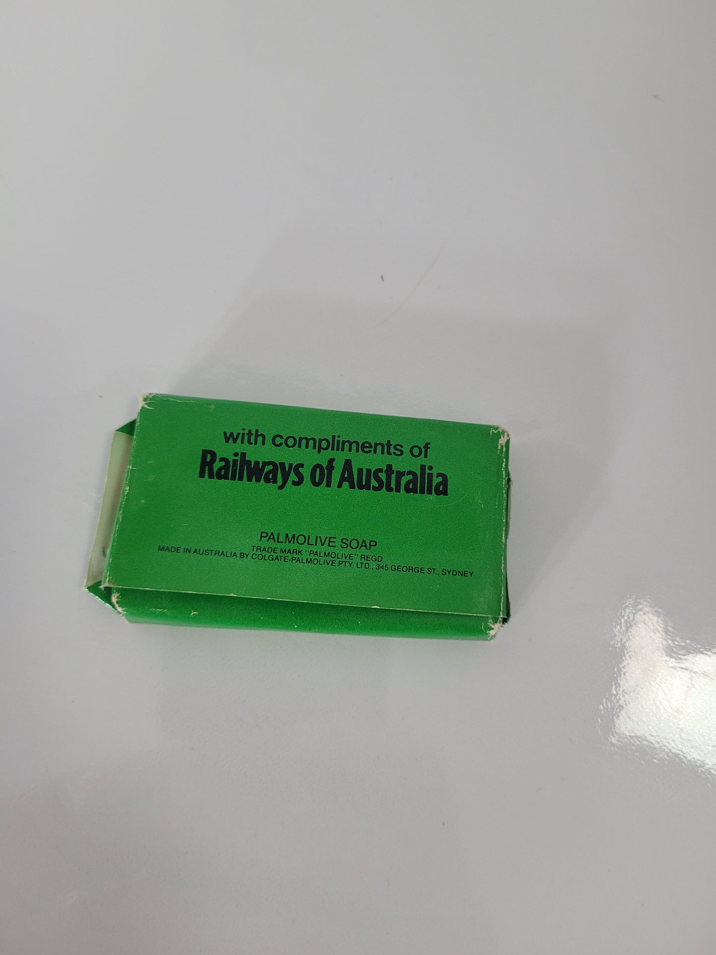 Vintage Railways of Australia Palmolive Guest Soap – Promotional Railway Advertising