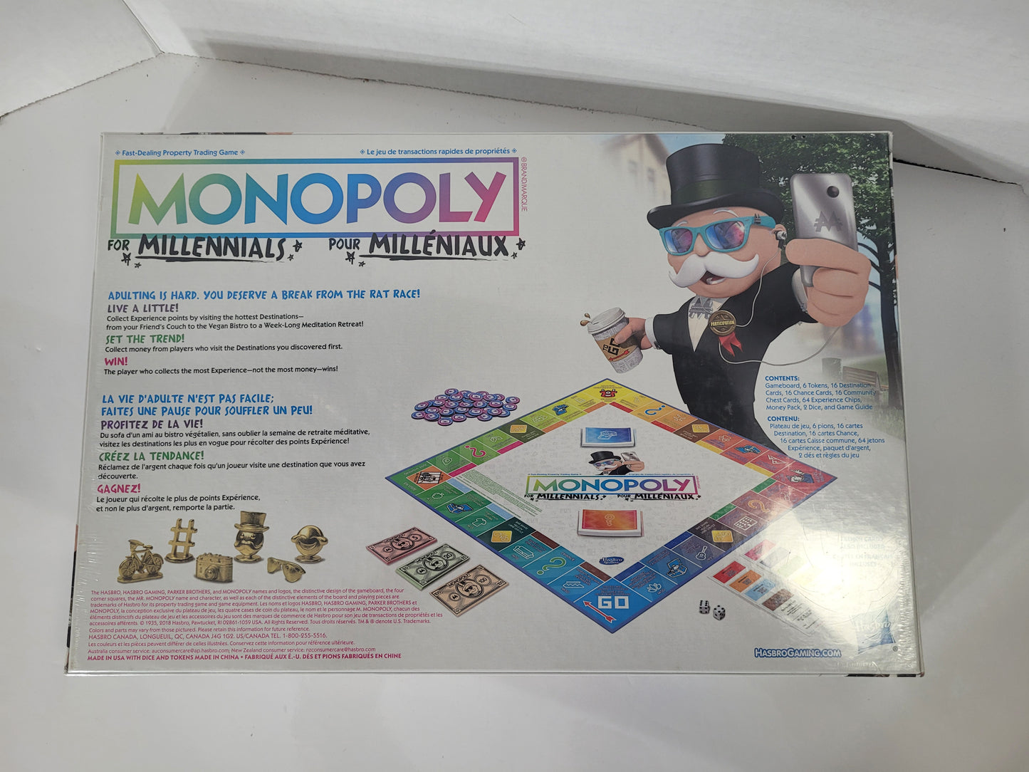 Monopoly for Millennials Board Game – Factory Sealed / New Old Stock
