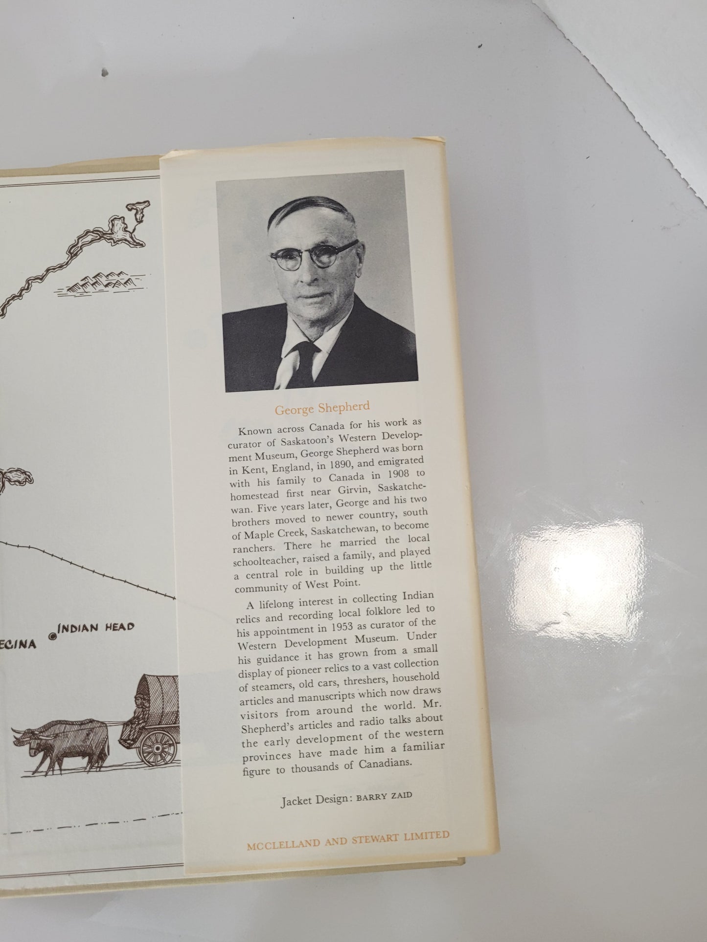 West of Yesterday – George Shepherd – 1965 Saskatchewan Pioneer History Hardcover