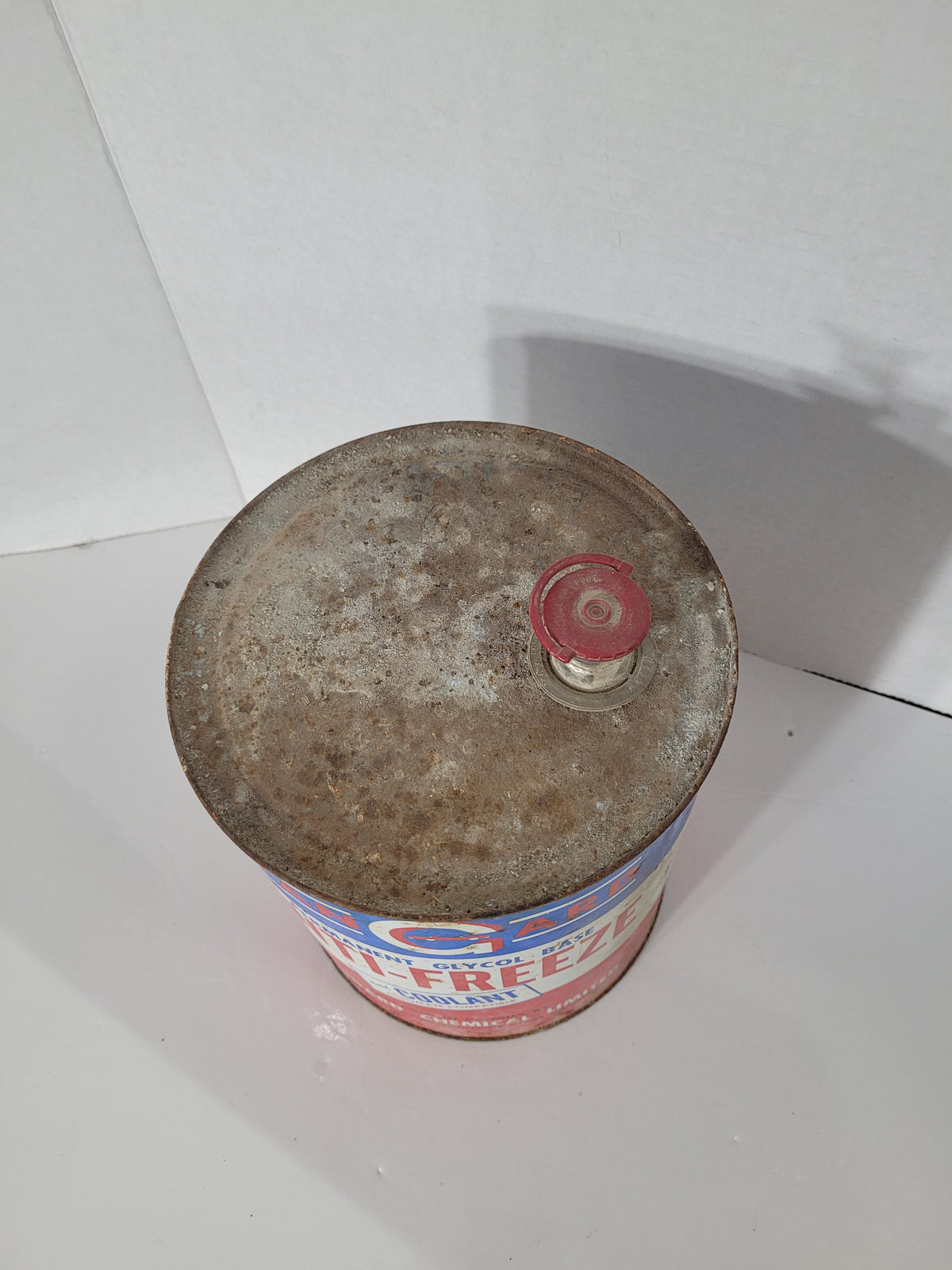 Vintage Standard Anti-Freeze & Coolant Tin – Canadian – Bilingual Label – 9" x 7"