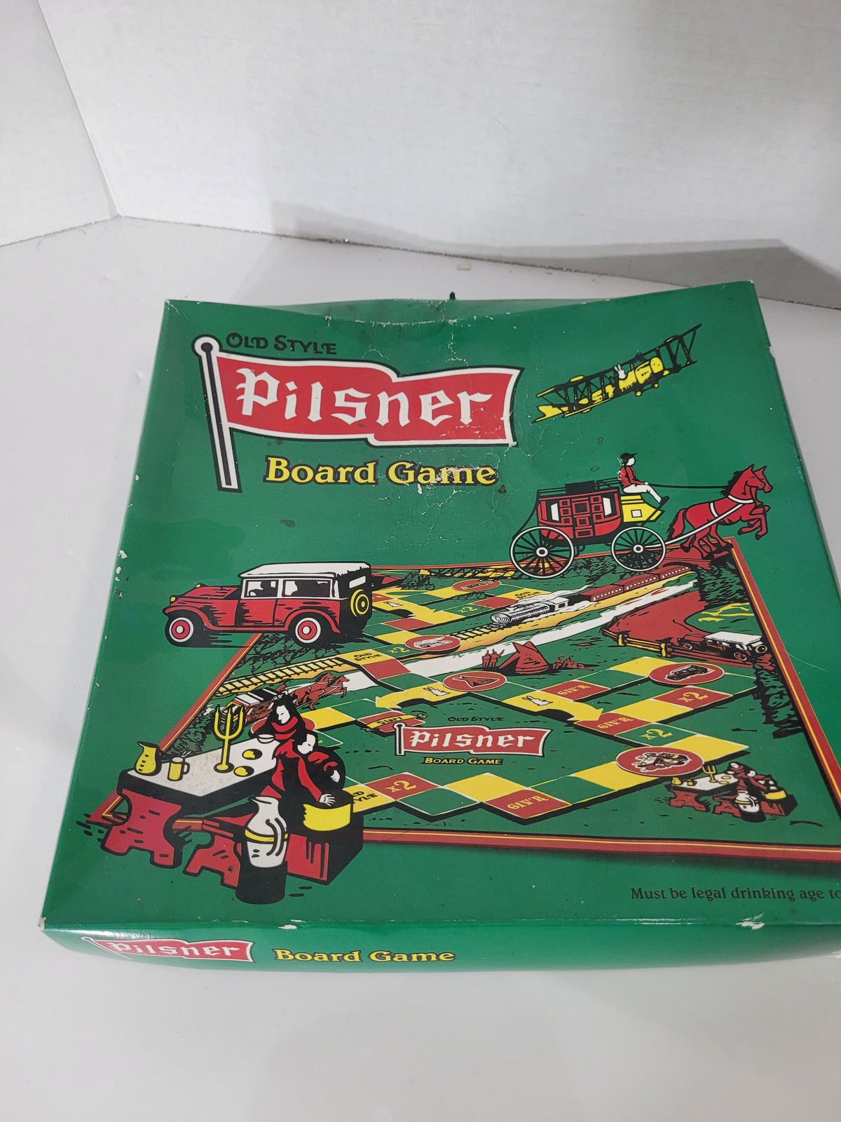 Vintage Old Style Pilsner Beer Promotional Board Game – Complete-Looking Set – Western Canadian Breweriana