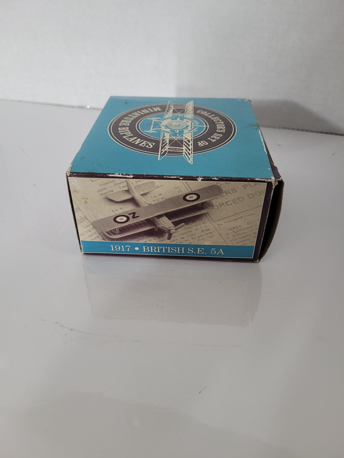 Vintage Collector’s Set of Miniature Biplanes – 4 Aircraft with Individual Boxes