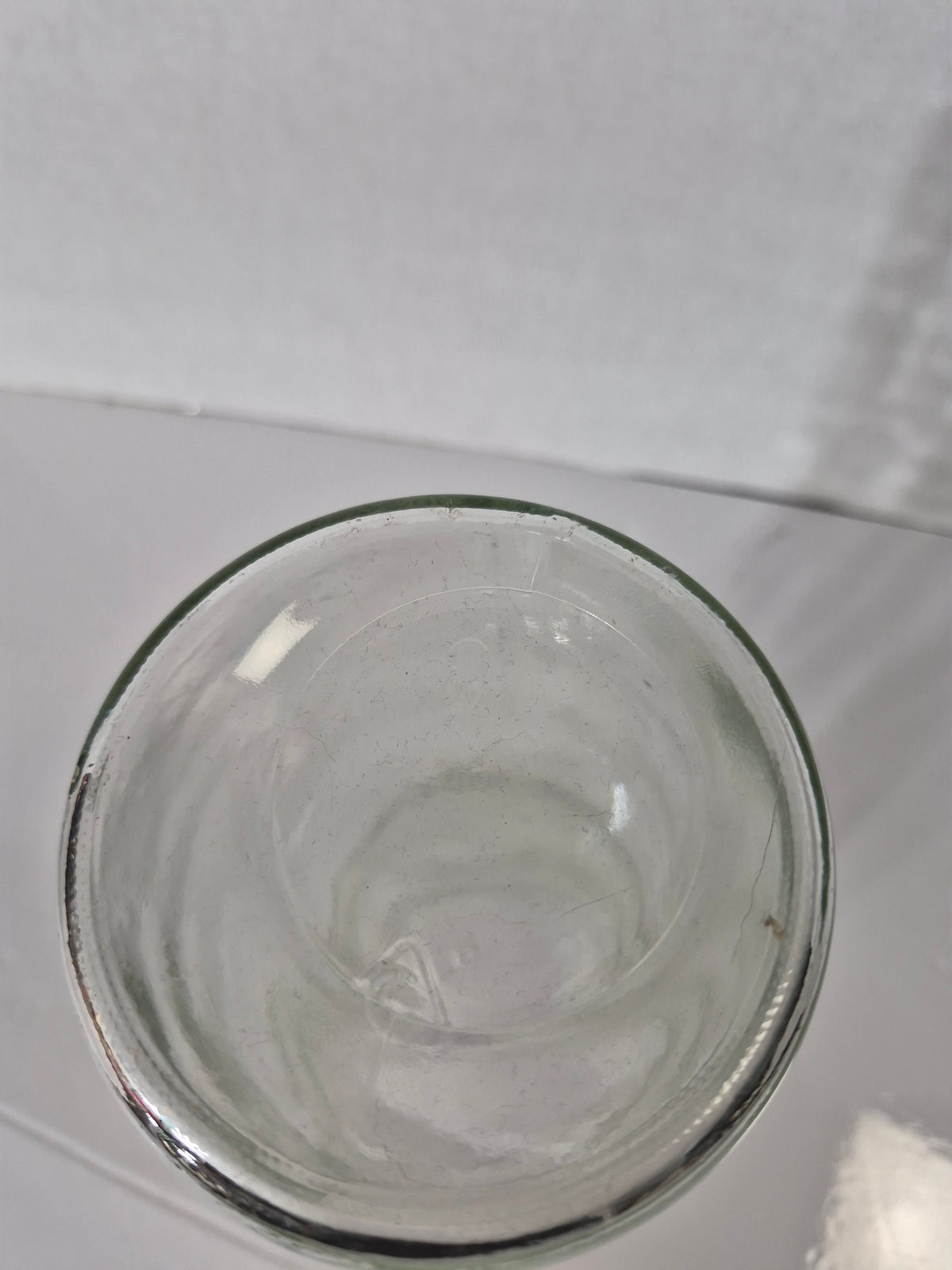Vintage Coca-Cola Clear Glass Carafe / Vase – Red Logo – 9.75"