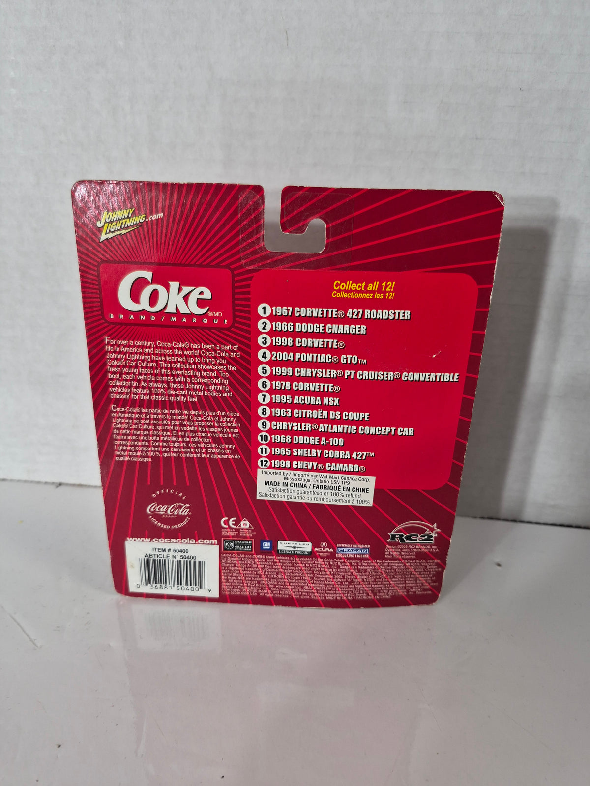 Johnny Lightning Coca-Cola 1968 Dodge A-100 with Bonus Collector Tin – Sealed