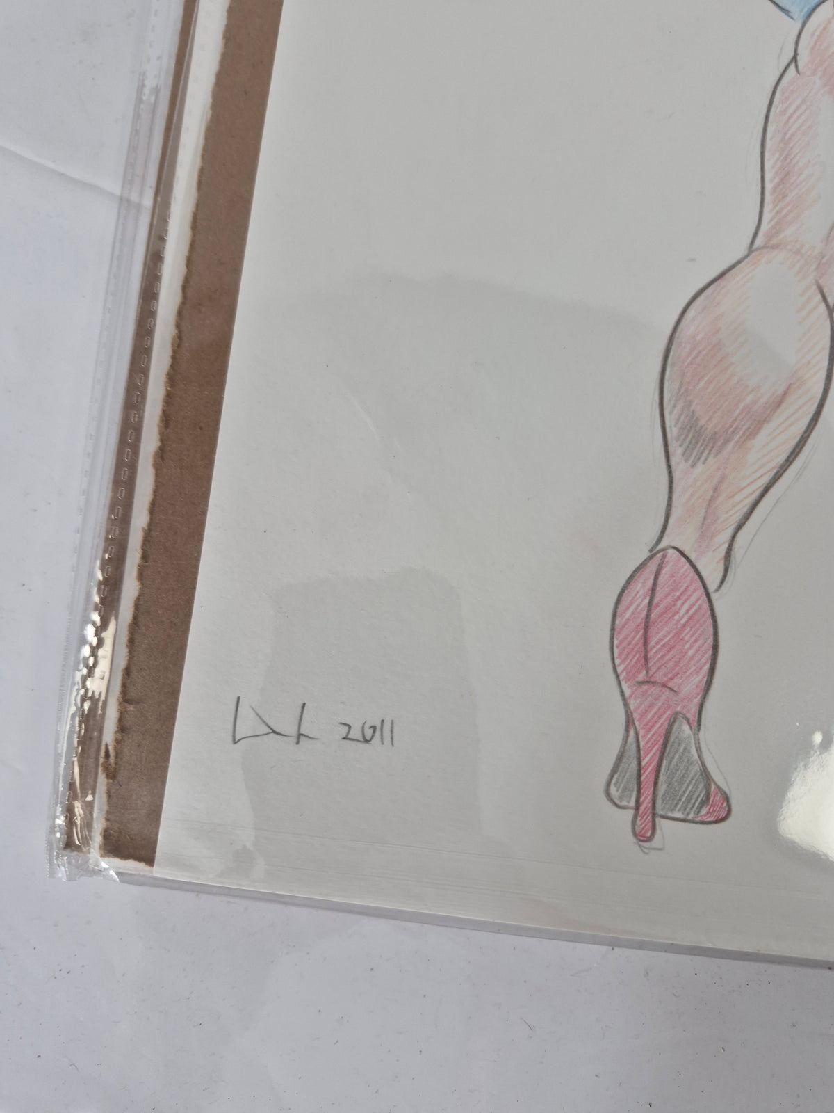 Drew Jones Original Art #12 – Pin-Up – Signed 2011 – 11 x 14 in.