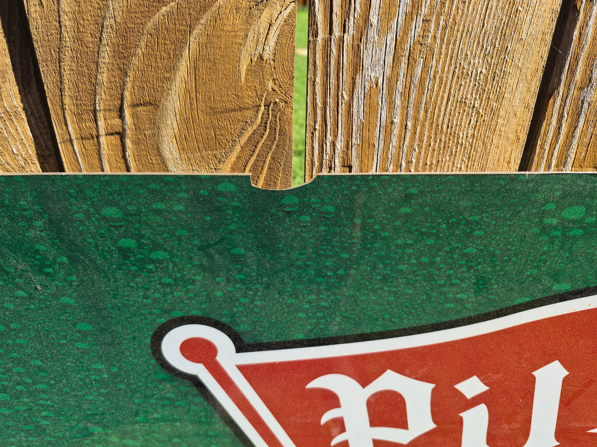 Huge Old Style Pilsner Beer Advertising Plexiglass Sign – 73" × 42" – Saskatchewan Favourite