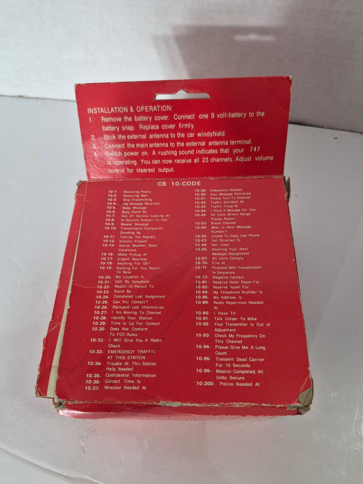Vintage 1976 Today’s Electronic Model 747 23-Channel CB Receiver – Original Box – Trucker Radio