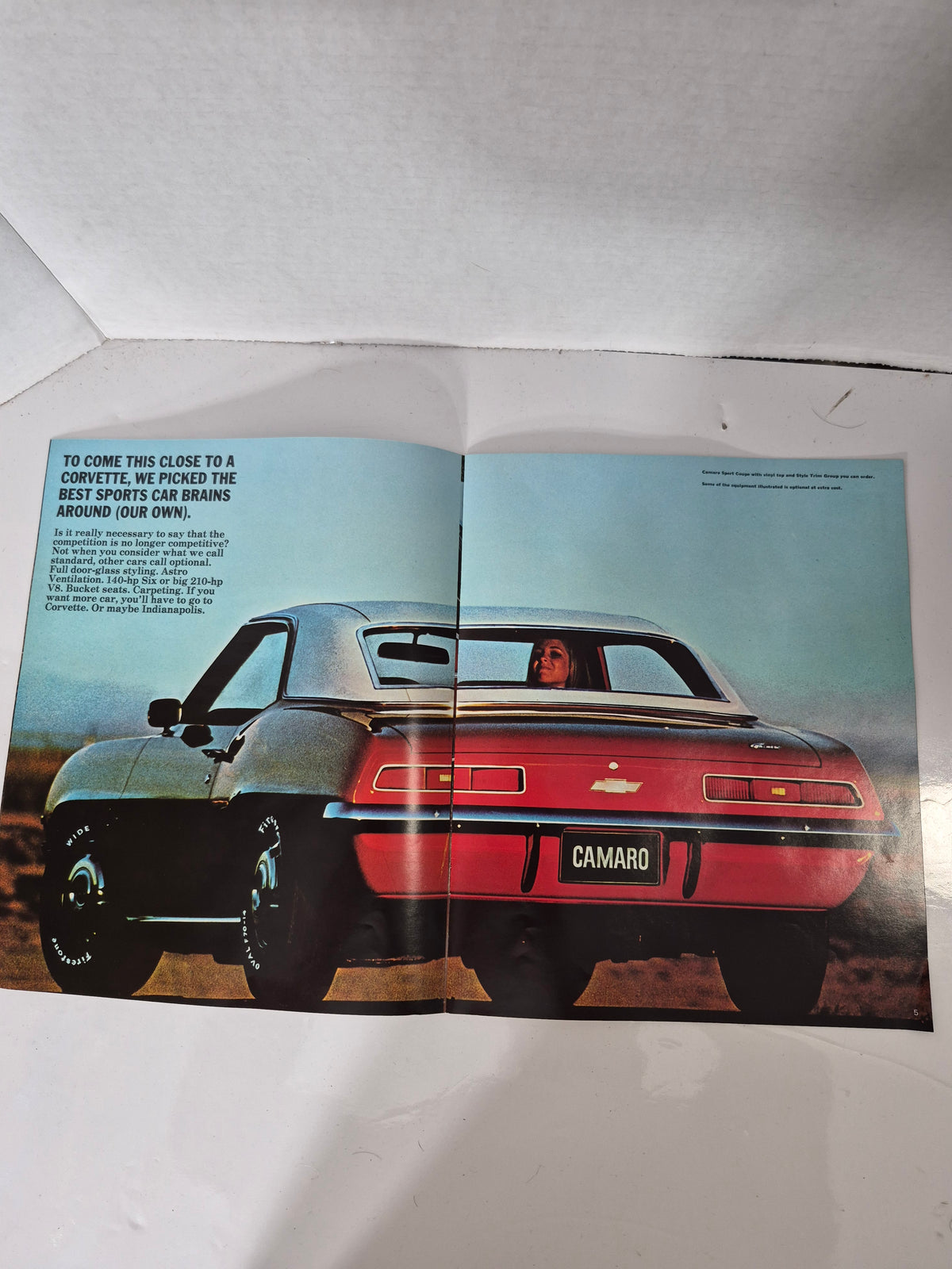 Original 1969 Chevrolet Camaro Canadian Sales Brochure – SS, Rally Sport & Convertible – GM Canada