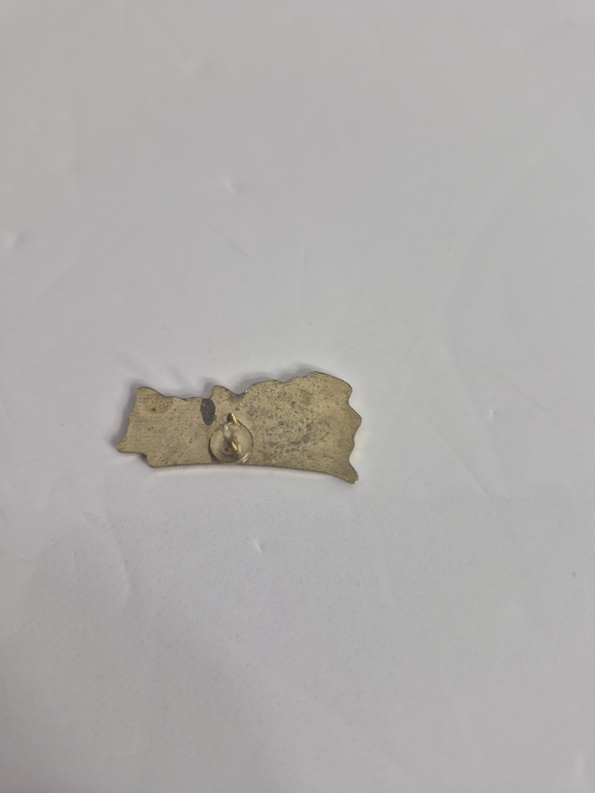 Michael Jackson Script Logo Enamel Lapel Pin 1 Inch Gold-Tone