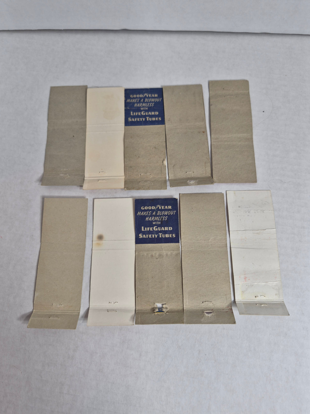 Service Station Matchbook Covers Lot of 10 – Saskatchewan Texaco, Shell, White Rose, Goodyear – Regina, Moose Jaw, Yorkton, Tisdale, Melfort