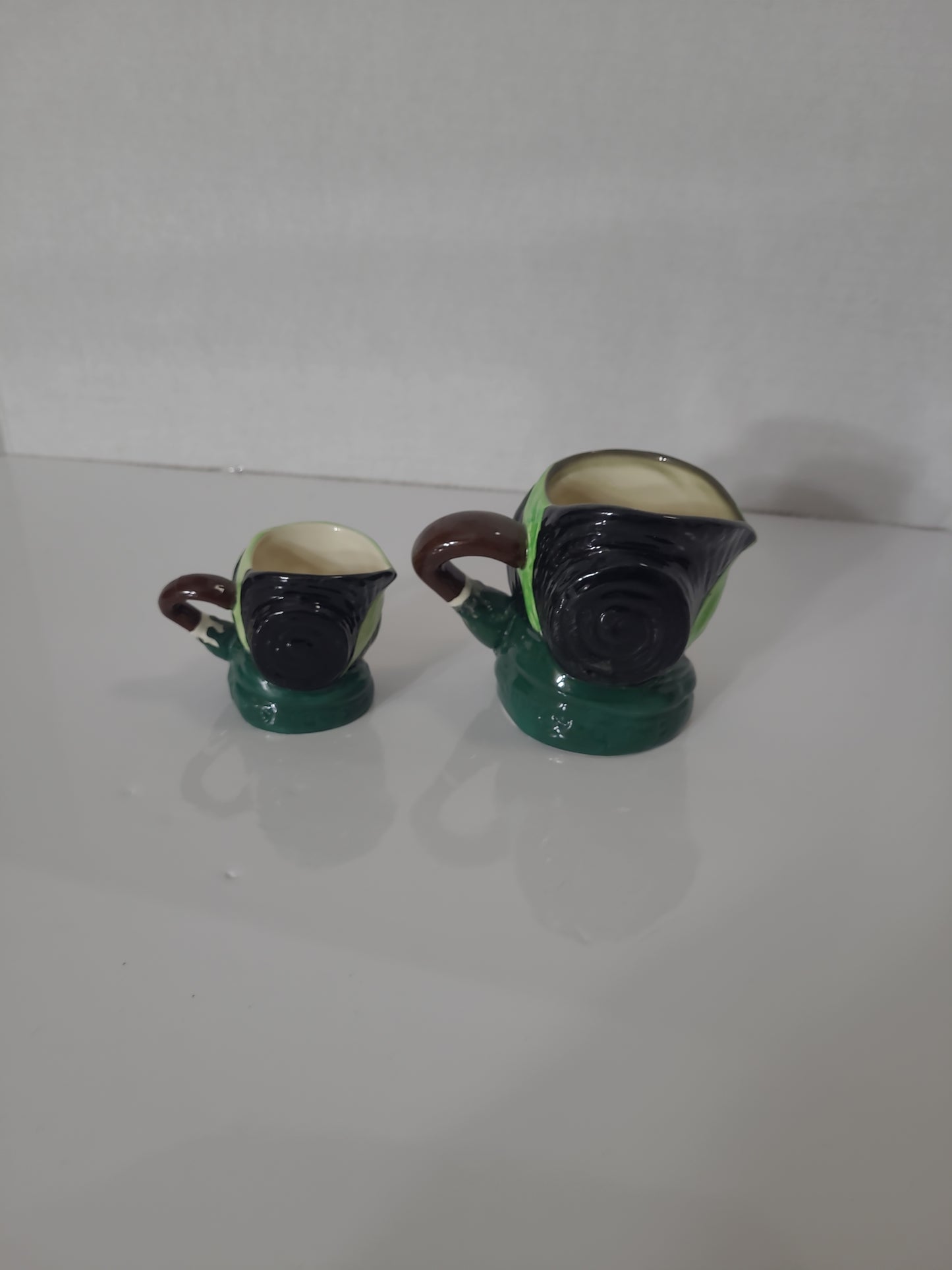 Vintage Royal Doulton Sairey Gamp Character Jug Pair – Small & Miniature