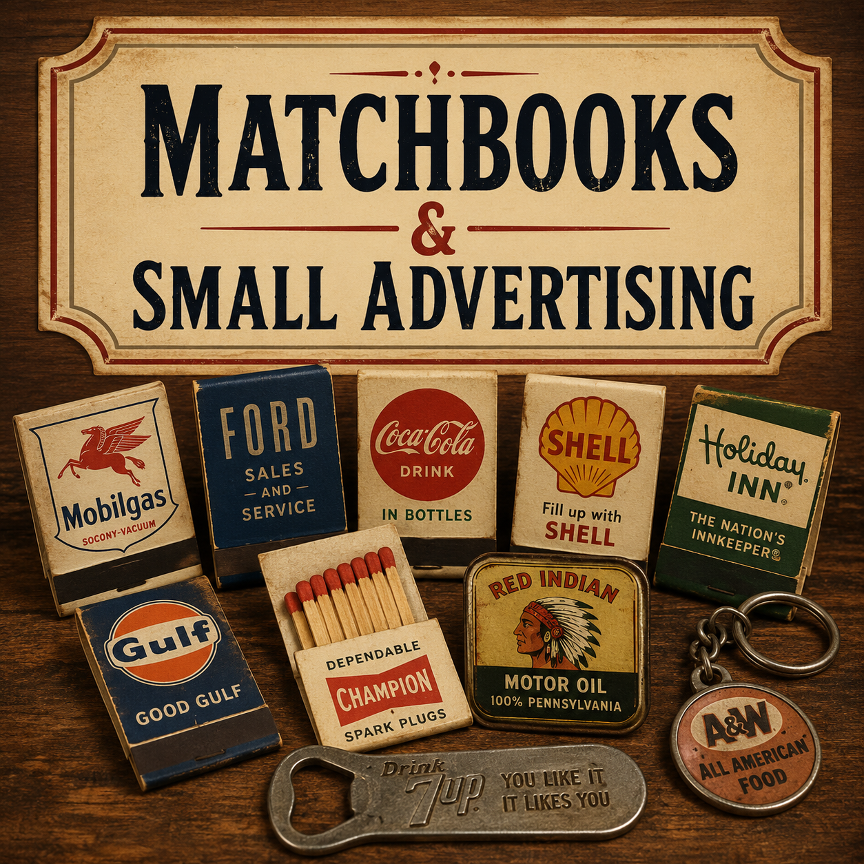 Vintage Matchbooks & Small Advertising