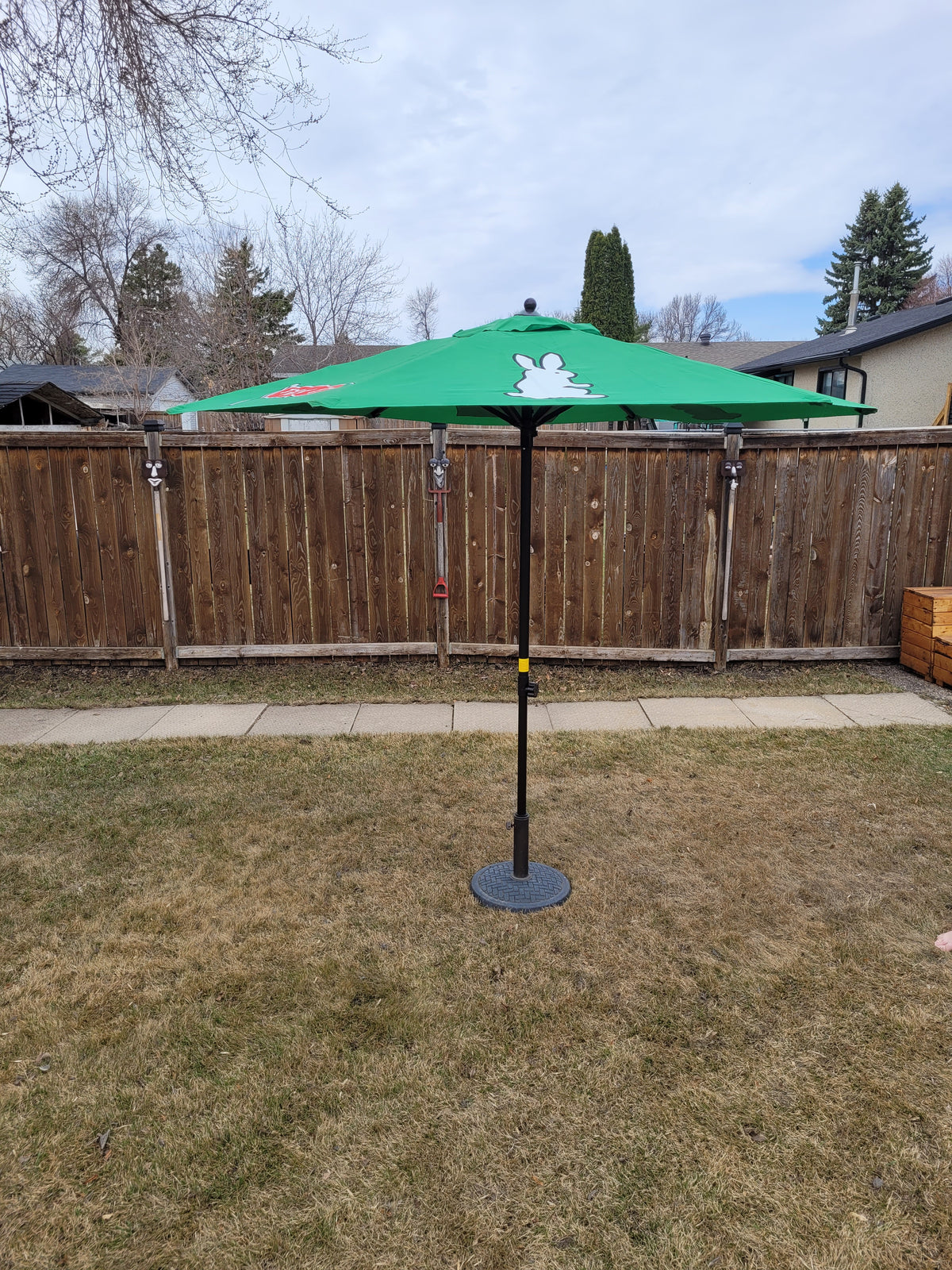 2014 Molson Old Style Pilsner Commercial Patio Umbrella – Green Beer Advertising – Original Box