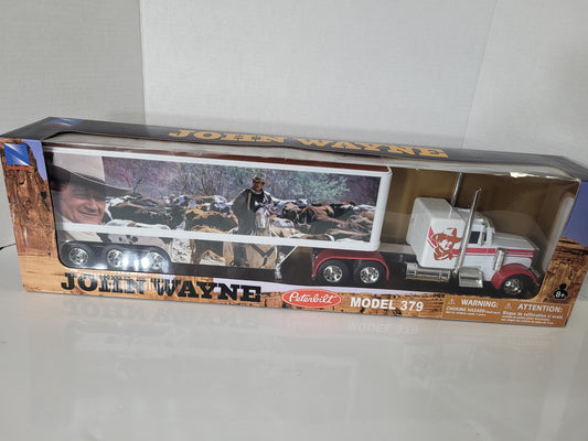 John Wayne New-Ray Peterbilt 379 Die-Cast Semi Truck – 1:32 Scale – Original Box