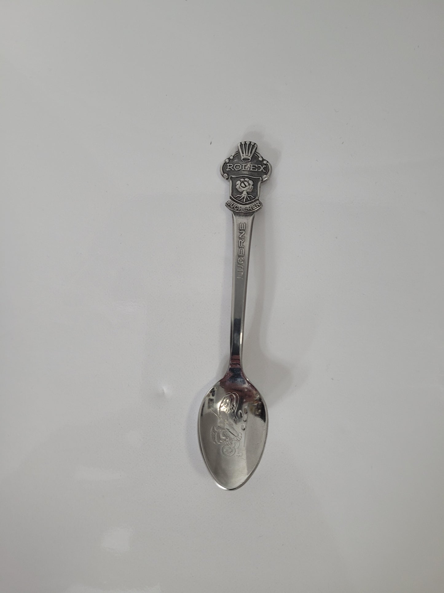 Vintage Rolex Bucherer Lucerne Switzerland Collector Spoon – 4.25 Inches