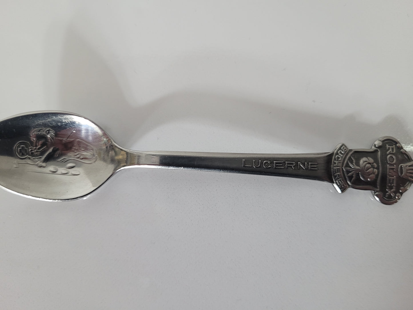 Vintage Rolex Bucherer Lucerne Switzerland Collector Spoon – 4.25 Inches