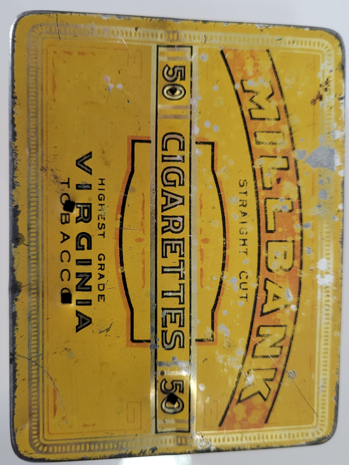 Vintage 1930s Millbank Straight Cut 50 Cigarettes Advertising Tin – Imperial Tobacco Canada