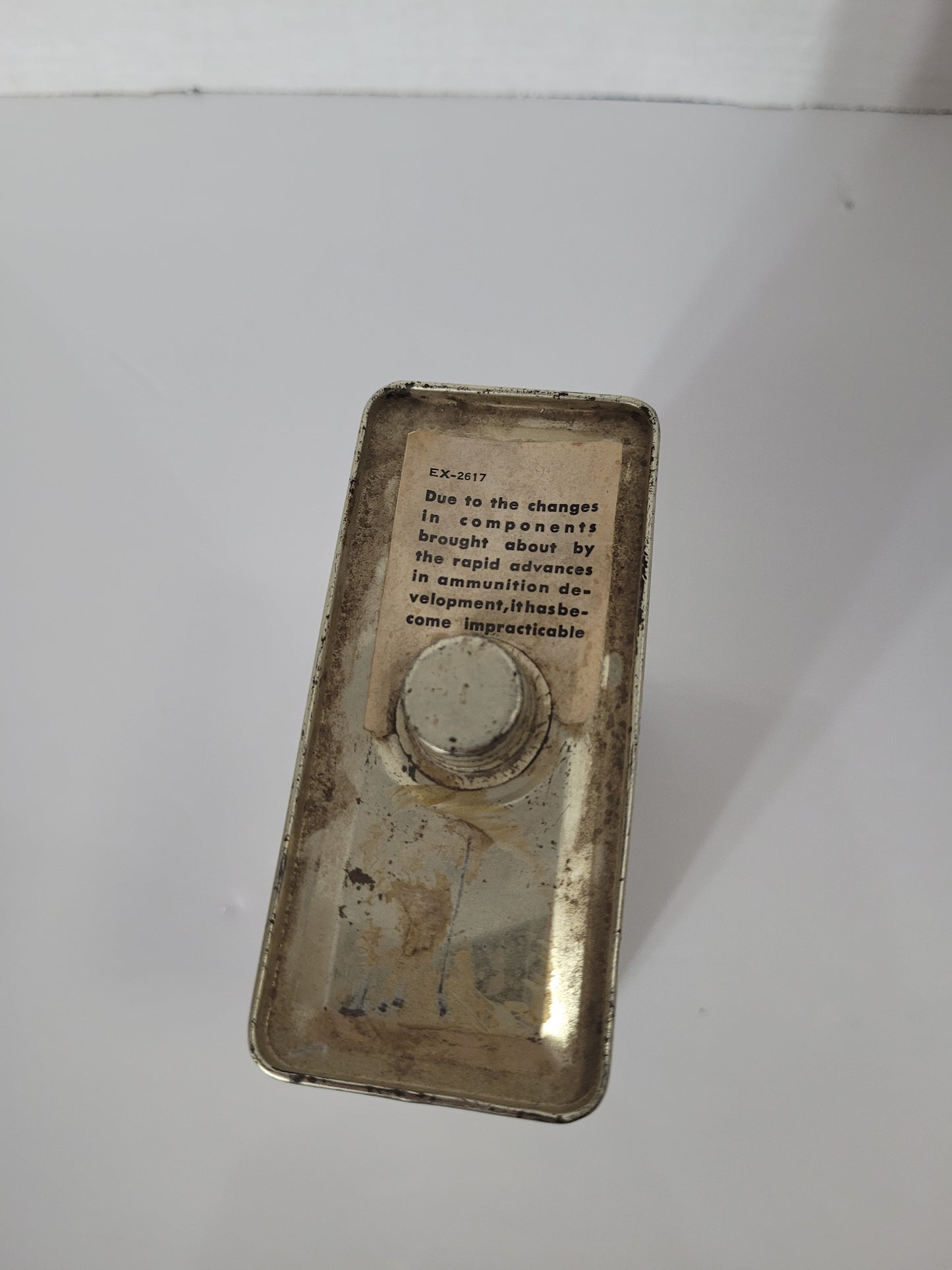 Vintage DuPont IMR 4064 Empty Rifle Powder Can – 16 oz Advertising Tin