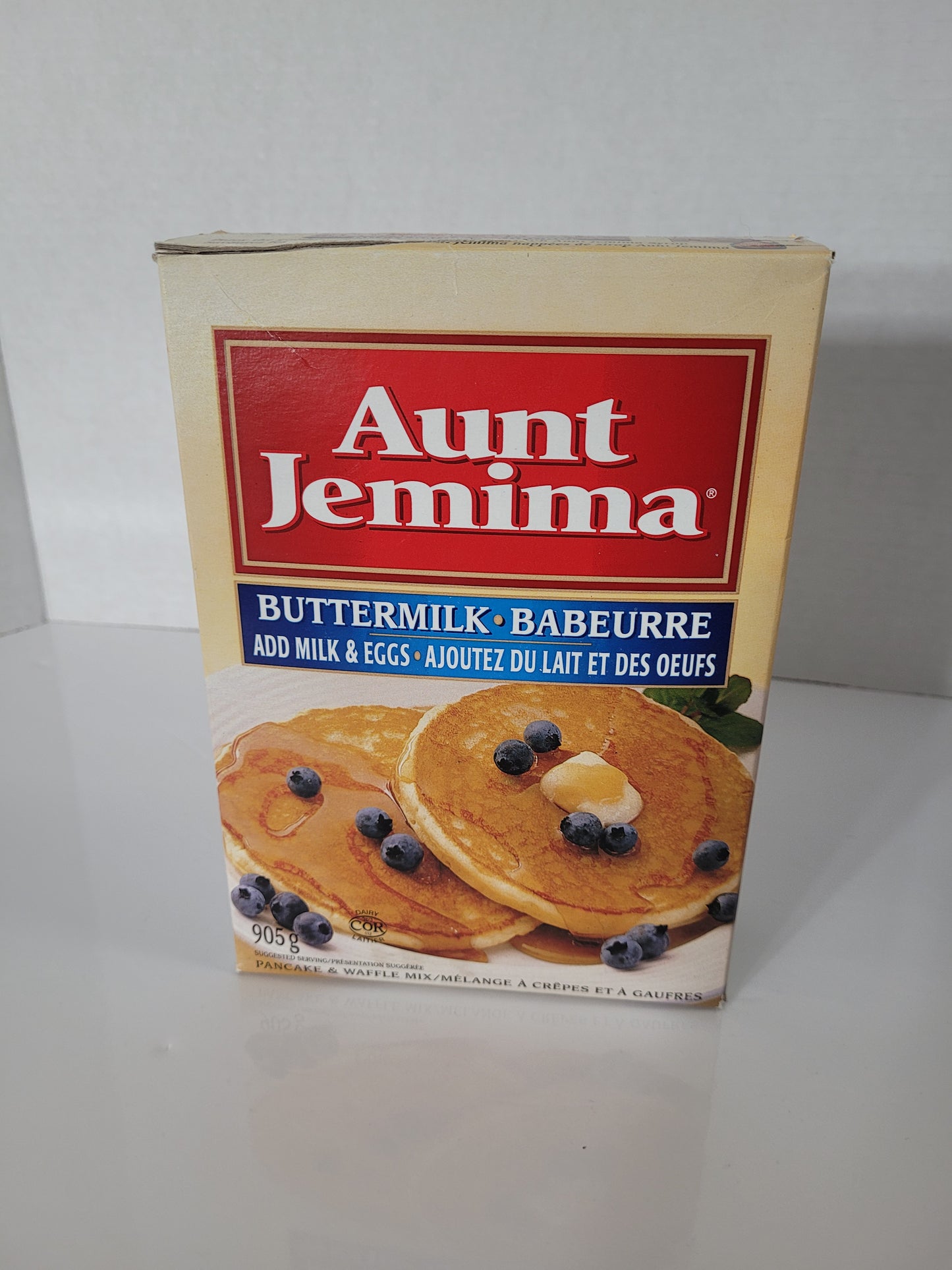 Sealed Aunt Jemima Buttermilk Pancake Mix 905 g – Discontinued Canadian Packaging Collectible