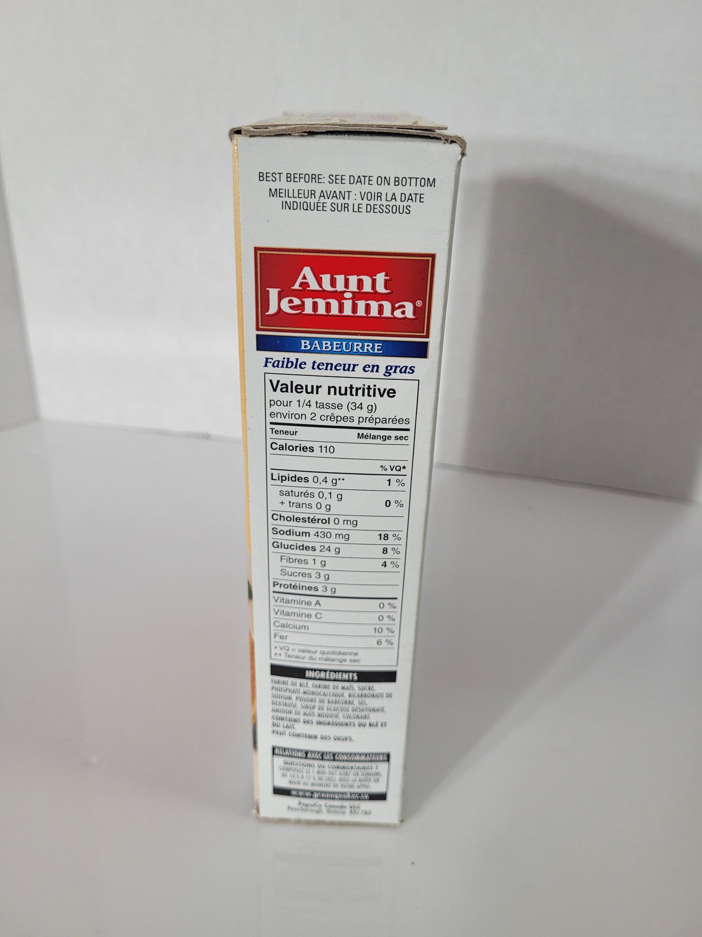 Sealed Aunt Jemima Buttermilk Pancake Mix 905 g – Discontinued Canadian Packaging Collectible
