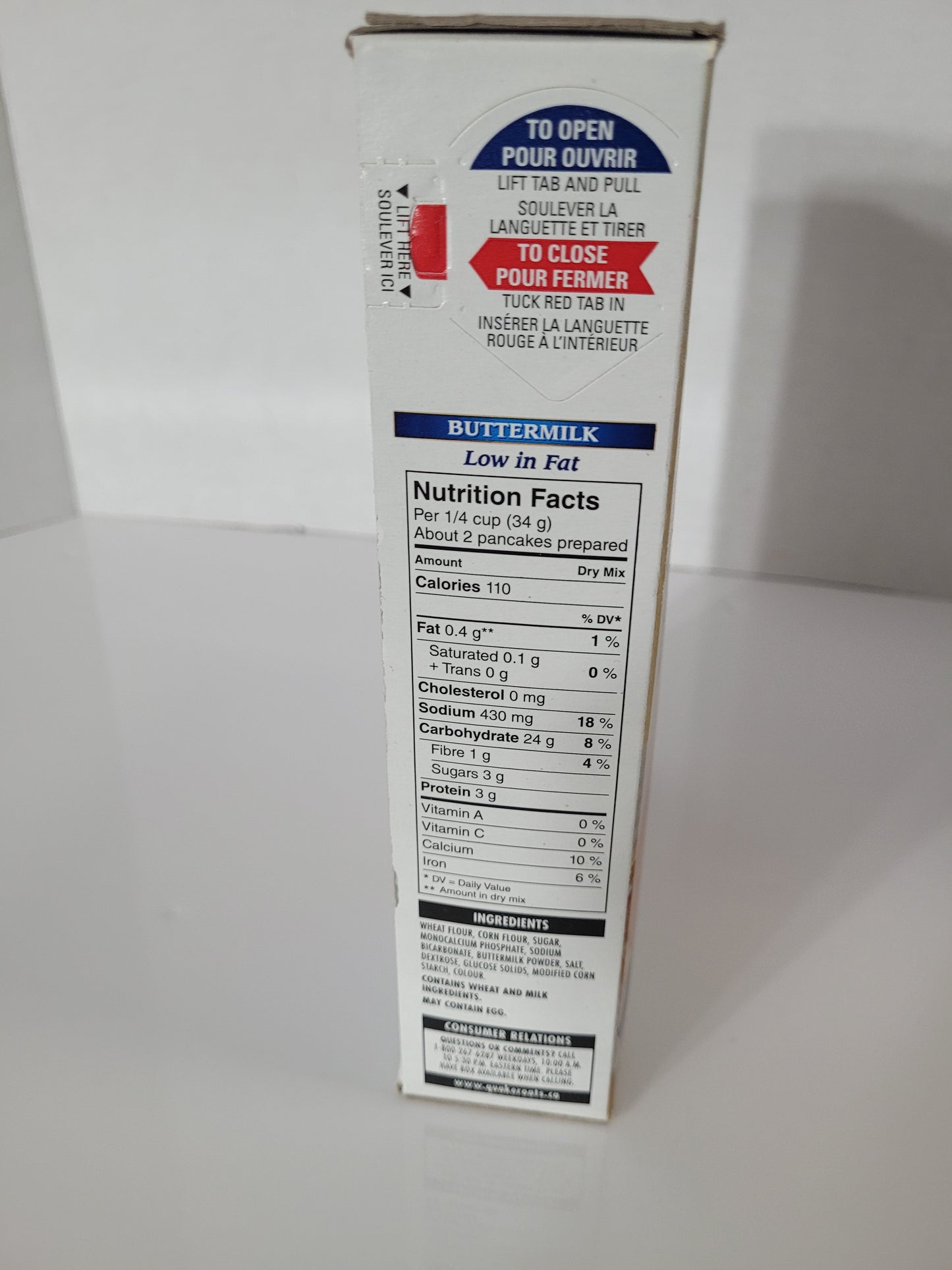 Sealed Aunt Jemima Buttermilk Pancake Mix 905 g – Discontinued Canadian Packaging Collectible