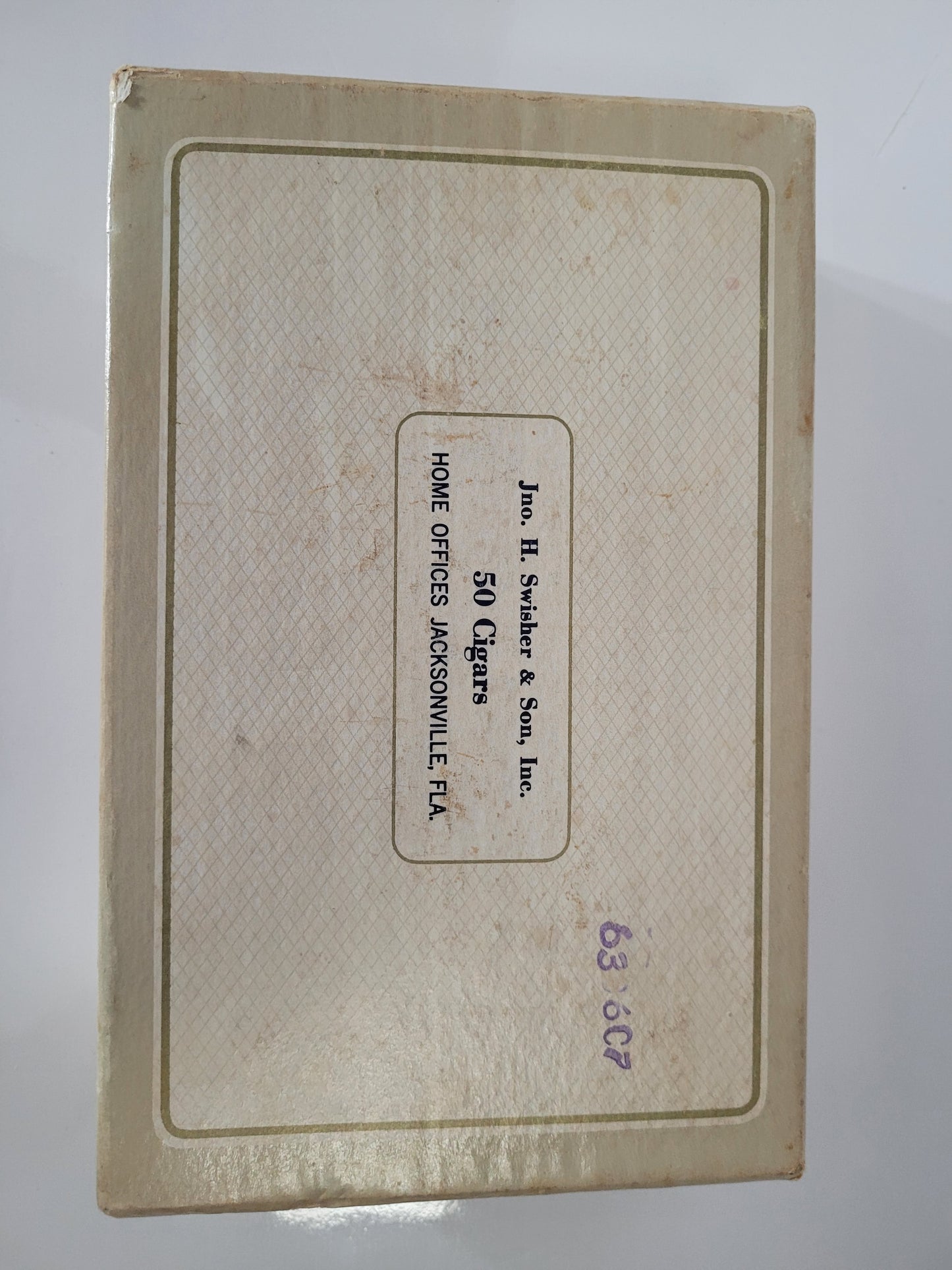 Vintage King Edward Invincible Deluxe Empty Cigar Box – 50 Count
