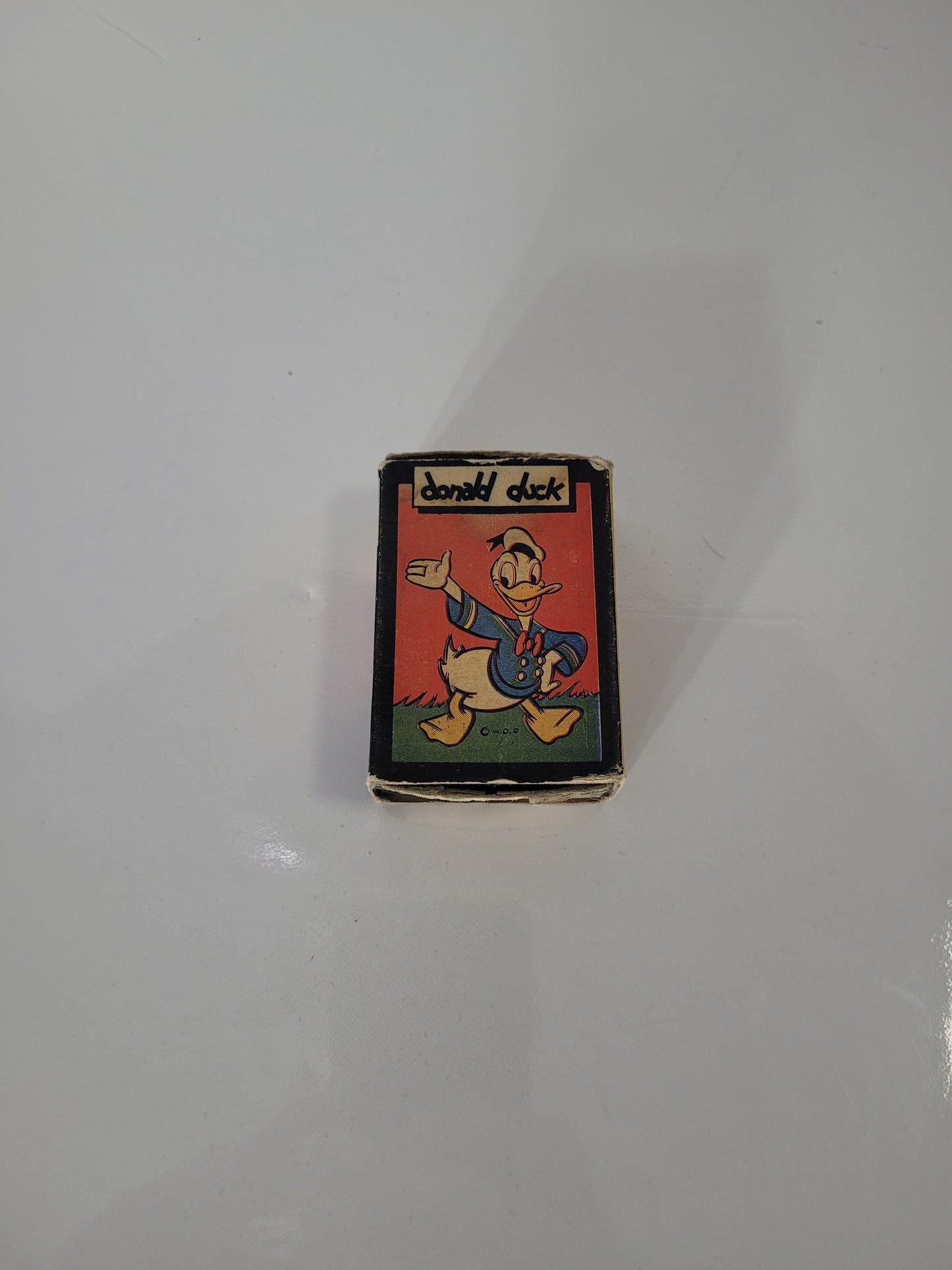Circa 1946 Walt Disney Donald Duck Card Game Vol. 1 – Russell Mfg. Co. Box with 40 Cards