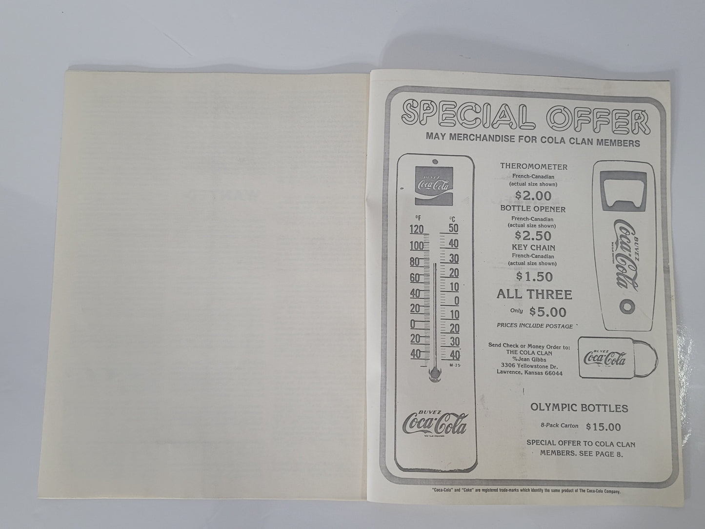 Large Vintage Coca-Cola Canadian Advertising Ephemera Archive – Scrapbooks, Promotions & Collector Papers
