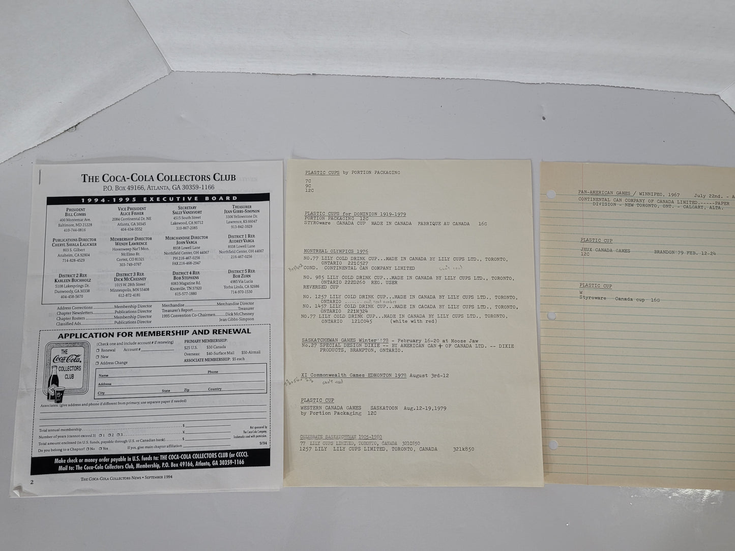 Large Vintage Coca-Cola Canadian Advertising Ephemera Archive – Scrapbooks, Promotions & Collector Papers