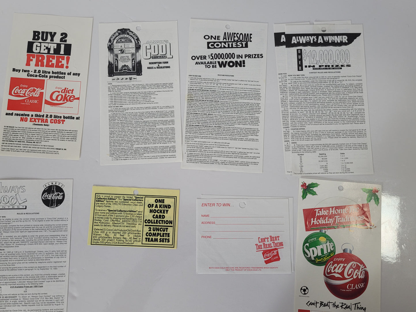 Large Vintage Coca-Cola Canadian Advertising Ephemera Archive – Scrapbooks, Promotions & Collector Papers