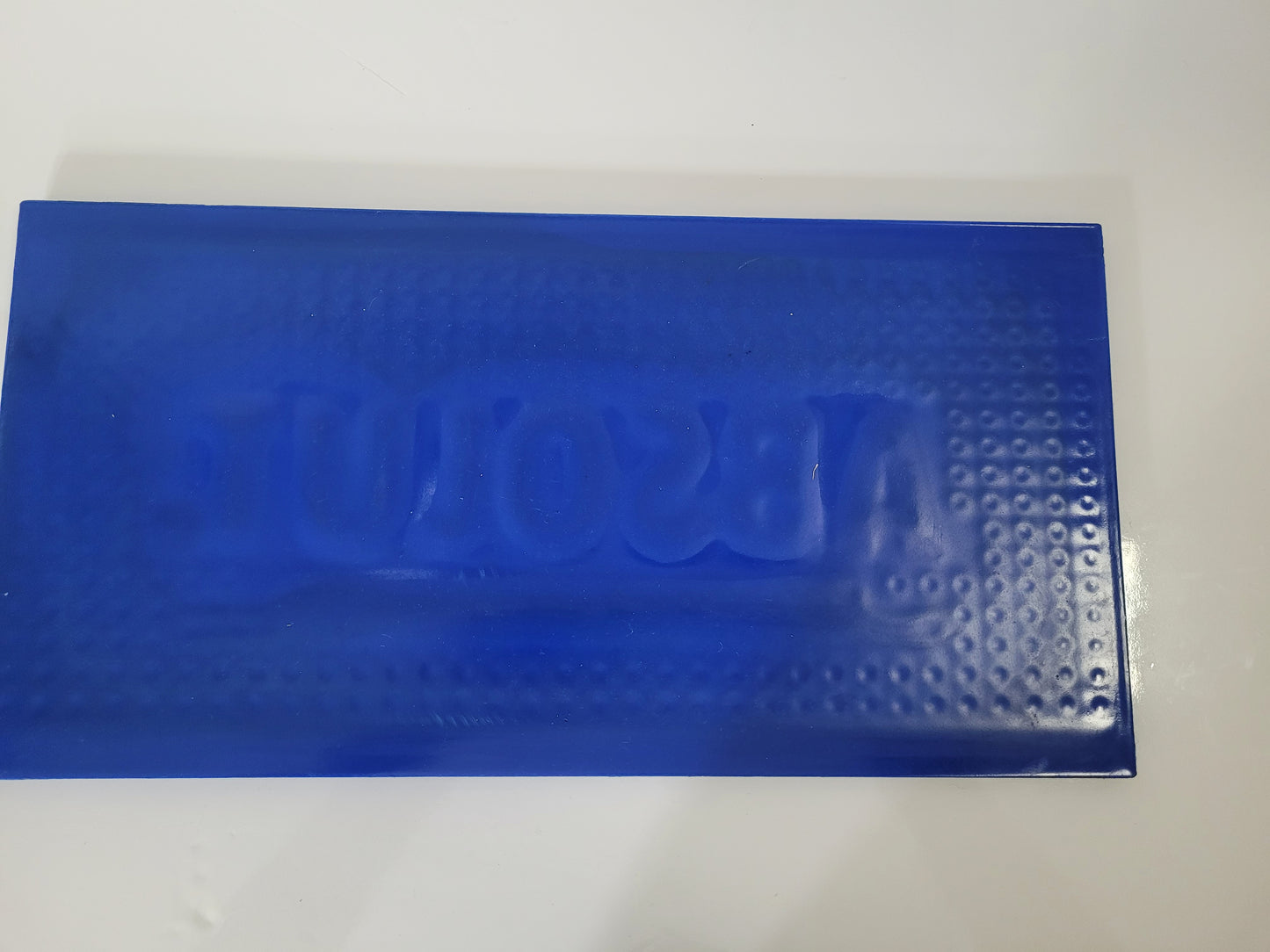 Absolut Vodka Blue Rubber Bar Mat – Bilingual English/French – 17.5" × 9.25"