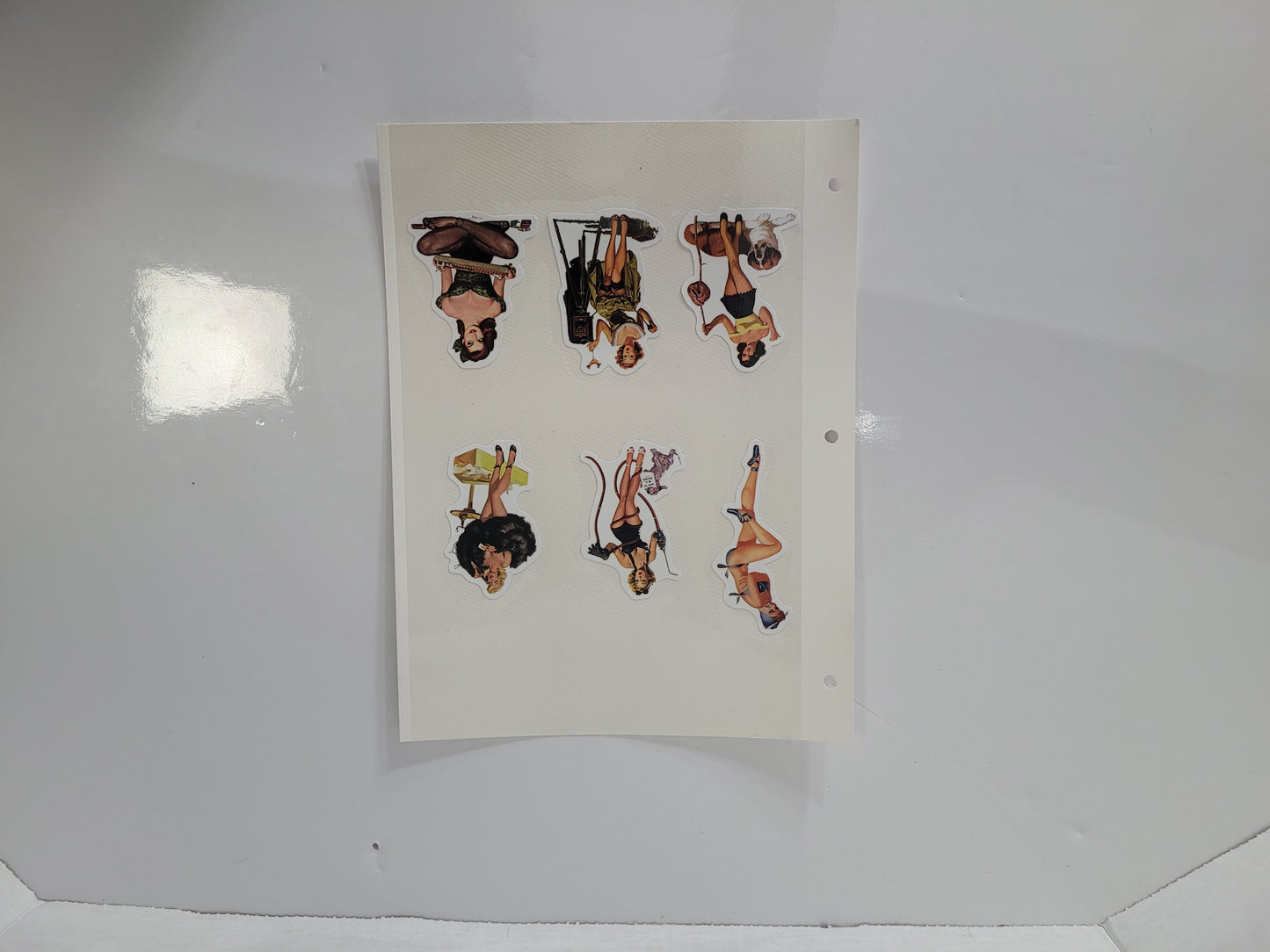 127-Piece Retro Pin-Up & Nautical Tattoo-Style Sticker Collection – 17 Display Sheets