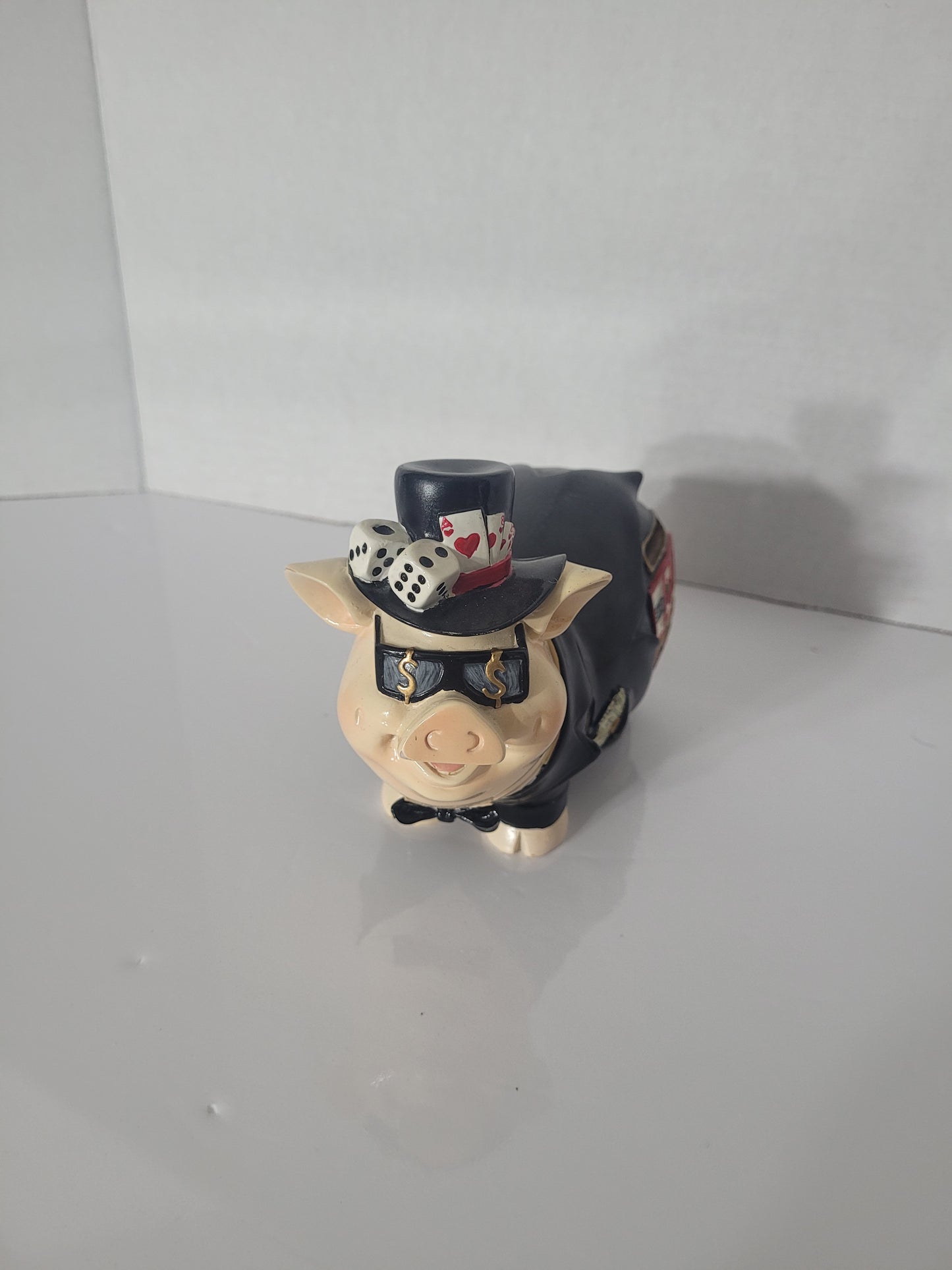 Vintage Pig Tales by Giftcraft Casino Piggy Bank – No. 14072
