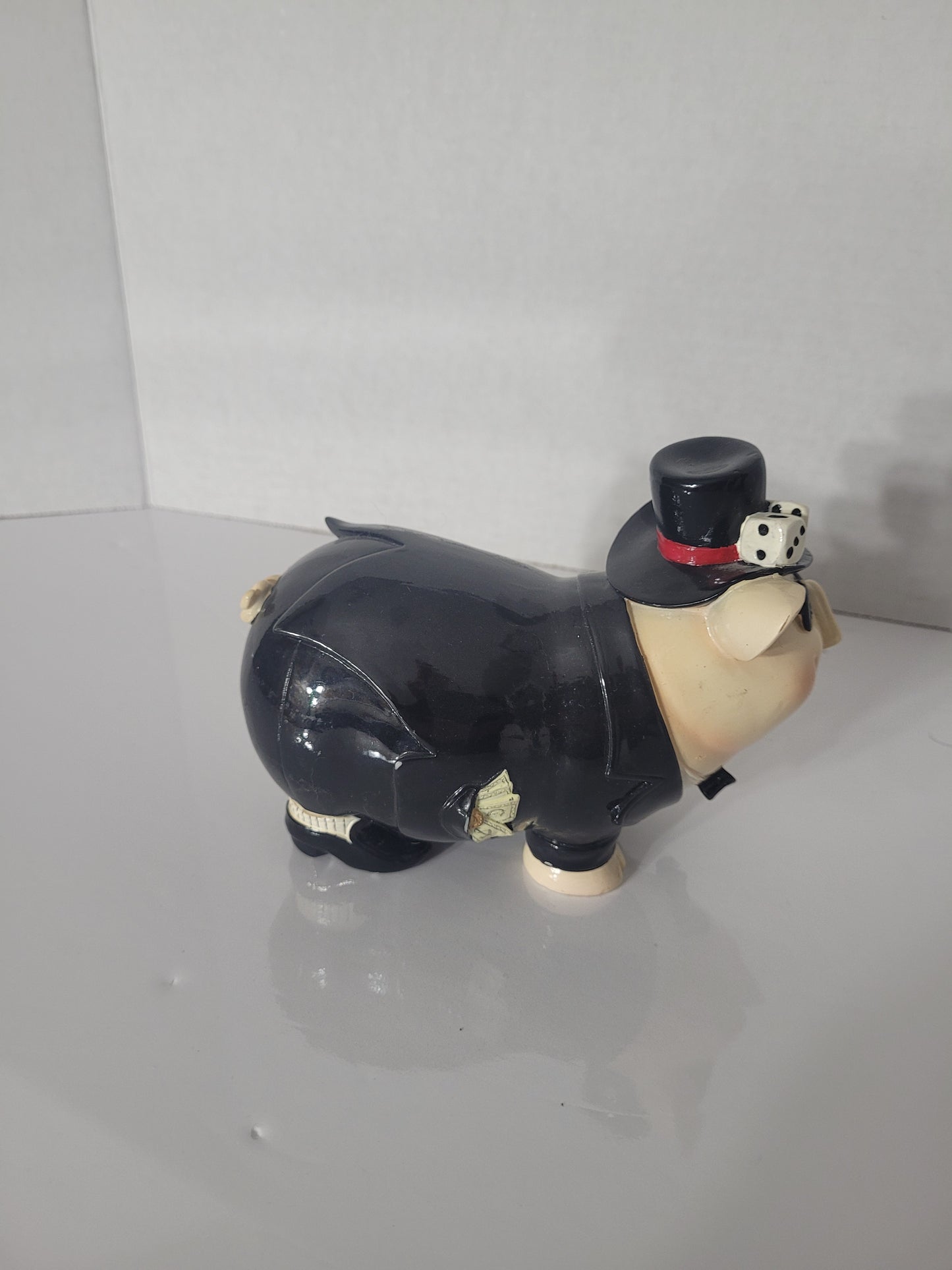 Vintage Pig Tales by Giftcraft Casino Piggy Bank – No. 14072