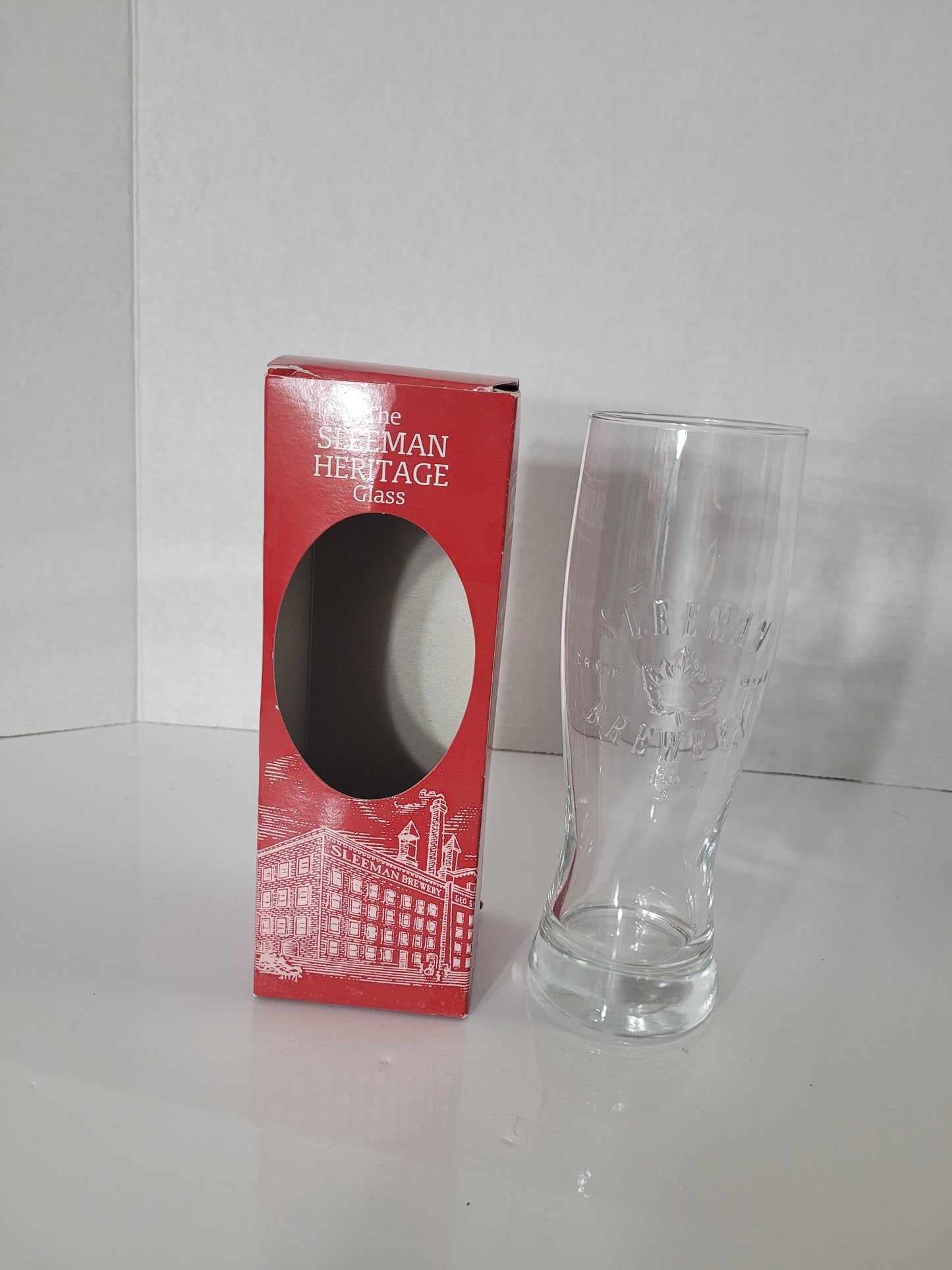 Sleeman Heritage Embossed Beer Glass with Original Box