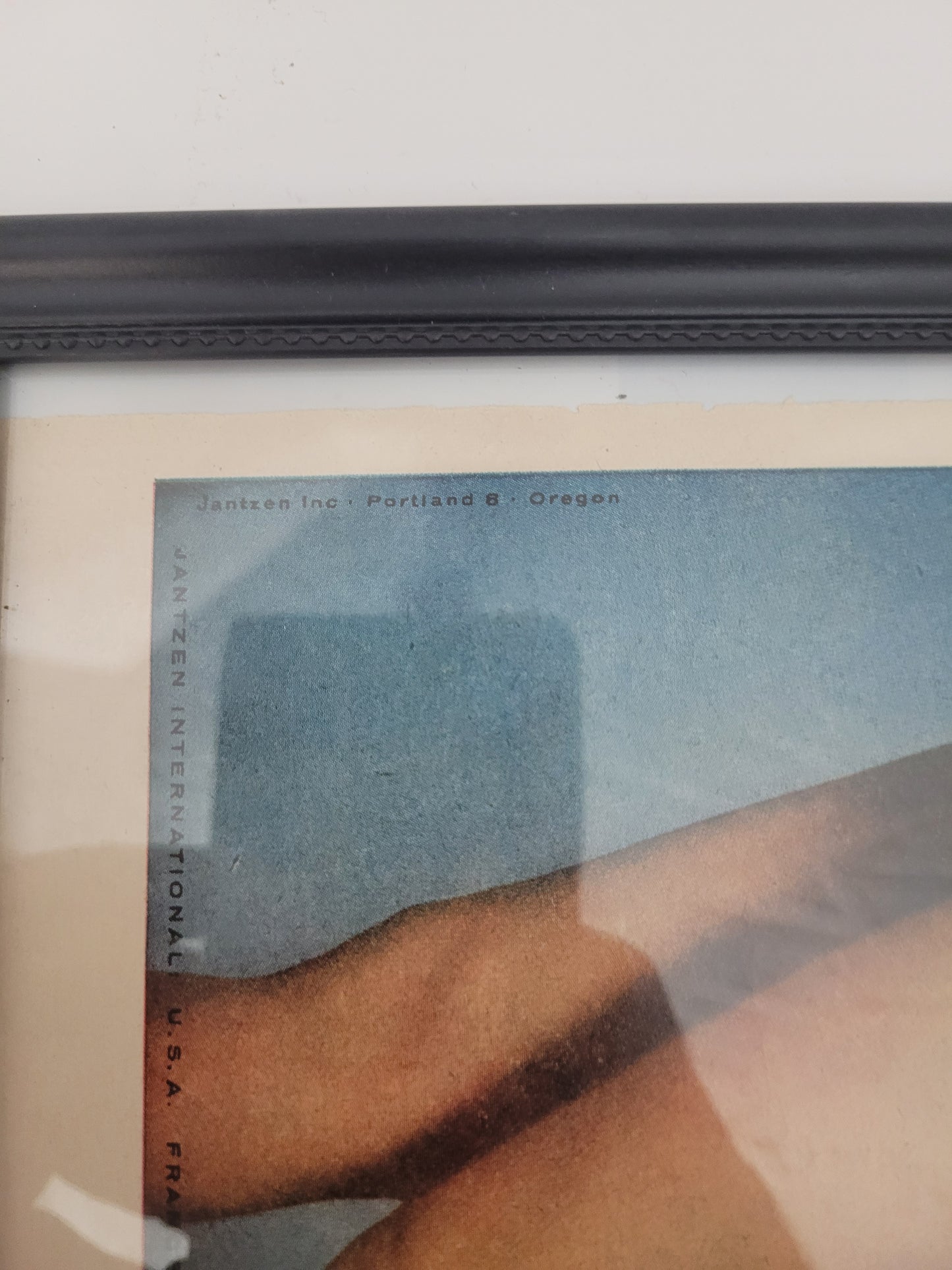 1956 Jantzen “The Next Time You See Paris” Swimsuit Magazine Advertisement – Framed