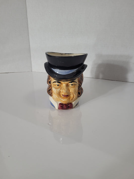 Vintage Occupied Japan Gentleman Character Jug – Top Hat Toby-Style Mug