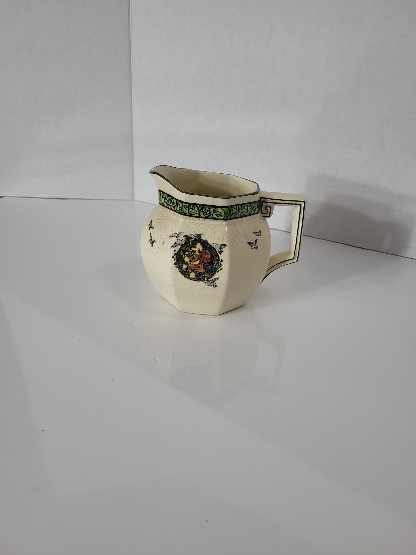Antique Royal Doulton D4077 “Piping Down the Valleys Wild” Seriesware Jug