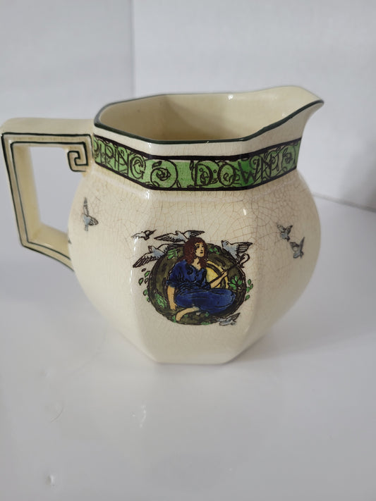 Antique Royal Doulton D4077 “Piping Down the Valleys Wild” Seriesware Jug