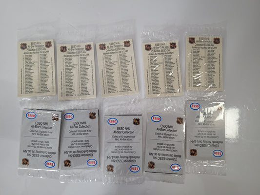 1988–89 Esso NHL All-Star Collection – 10 Sealed Hockey Sticker Packs