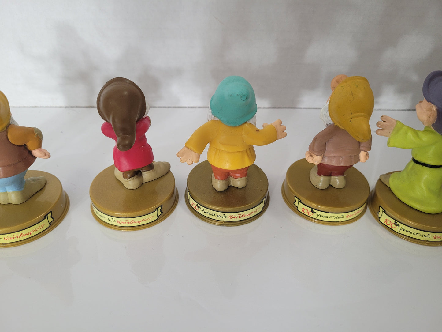 2002 McDonald’s Disney 100 Years of Magic Snow White & Seven Dwarfs Complete 9-Piece Set