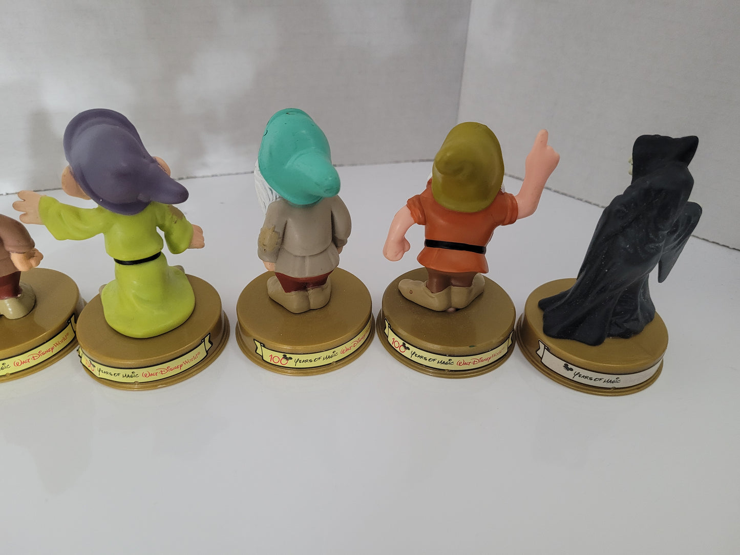 2002 McDonald’s Disney 100 Years of Magic Snow White & Seven Dwarfs Complete 9-Piece Set