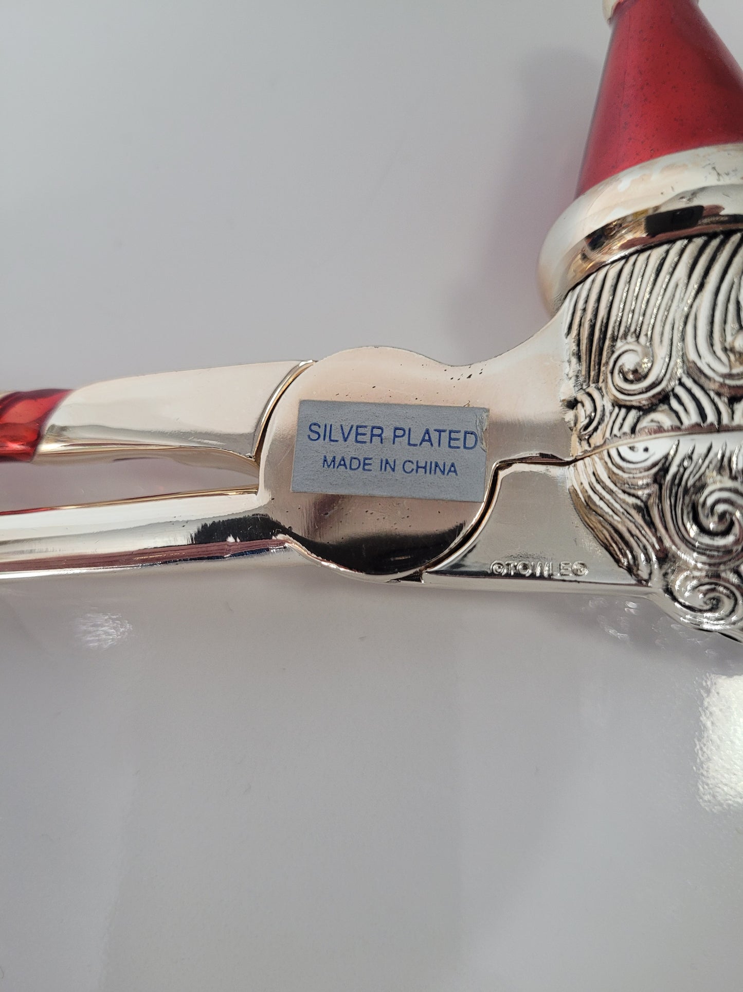 Towle Silver-Plated Santa Nutcracker with Candy Cane Handle