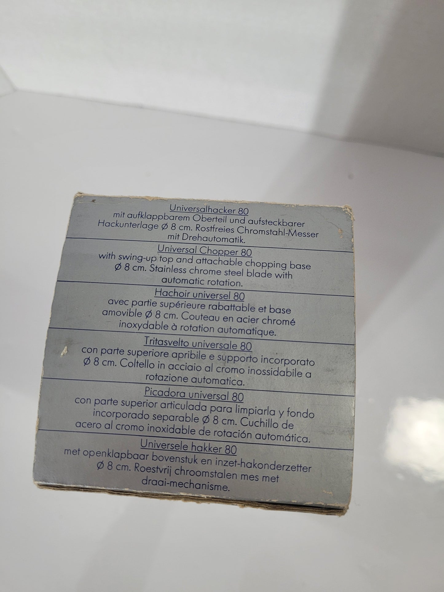 Vintage Zyliss Universal Chopper 80 – Swiss-Made Food Chopper with Original Box