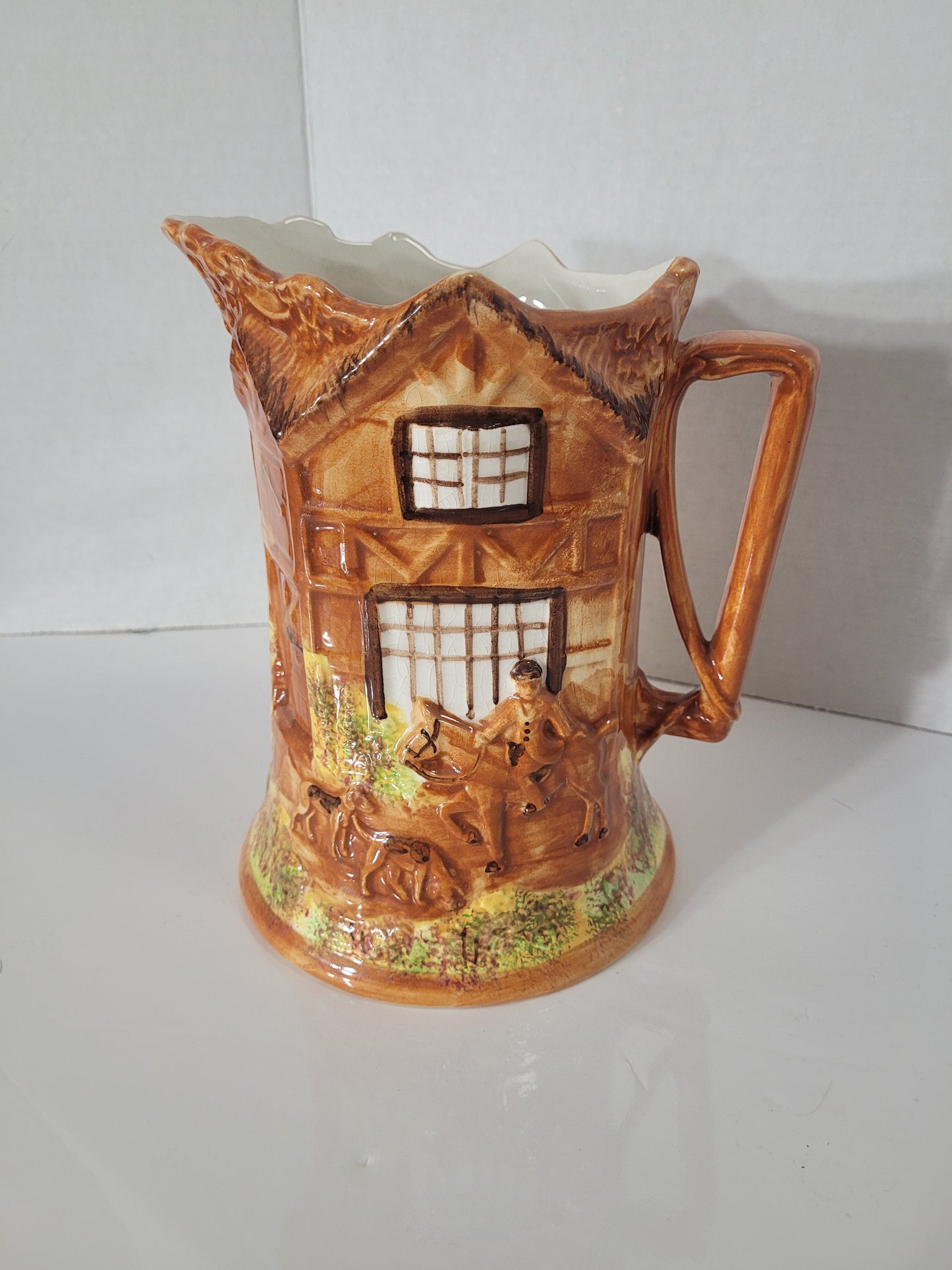 Vintage Price Kensington Cottage Ware Fox Hunt Pitcher – Made in England